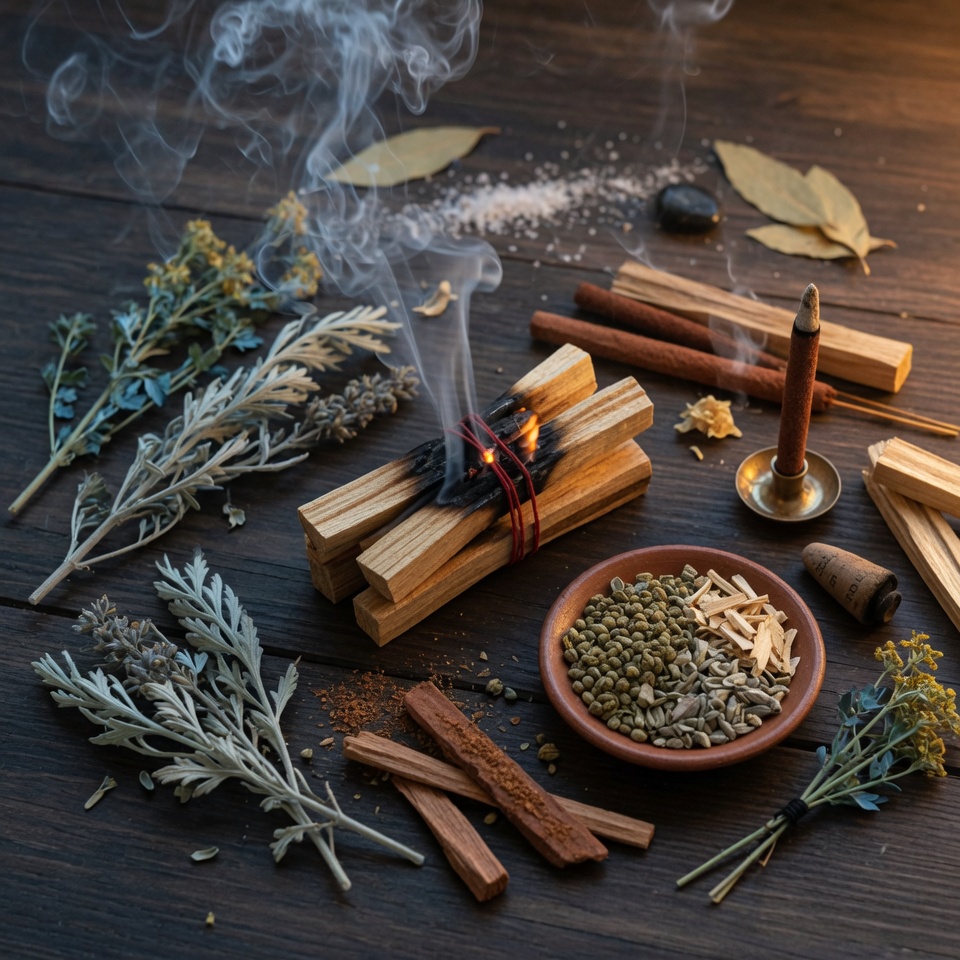 Incienso y palo santo